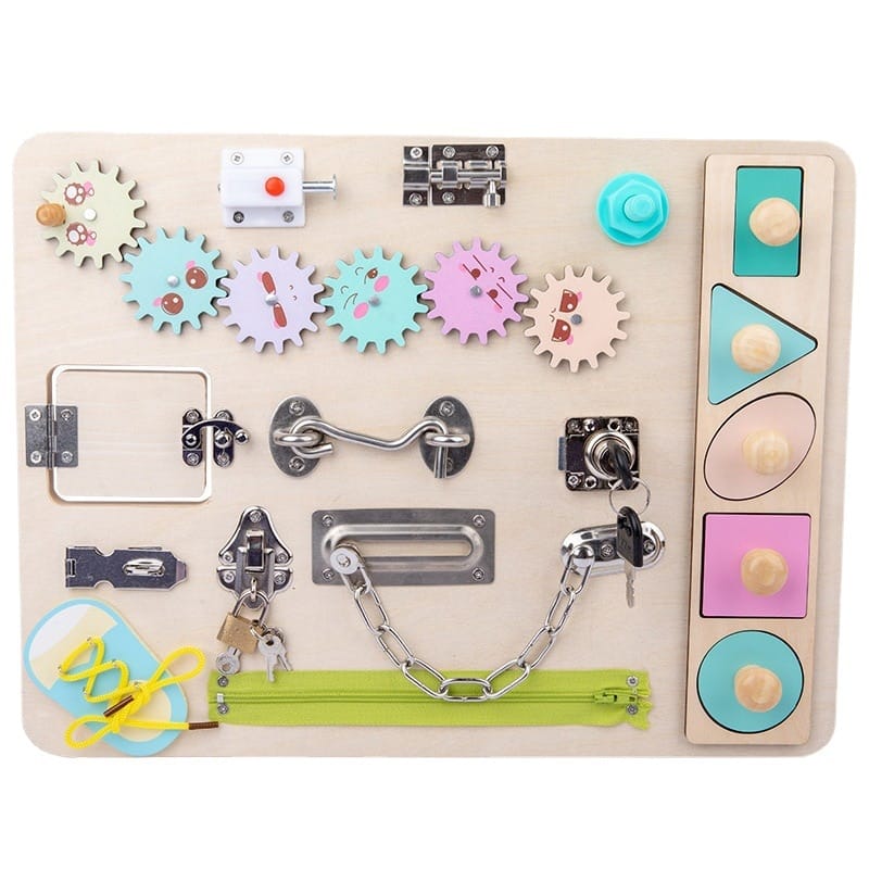 tableau activite montessori serrures
