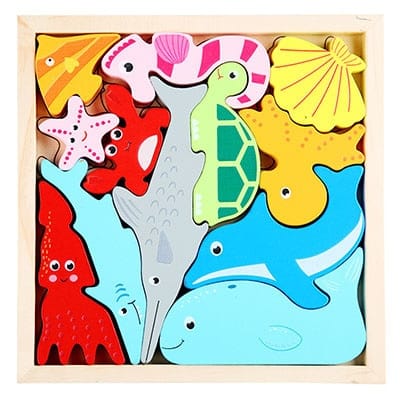 tangram animaux marins 