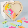 Tangram Coeur Coloré