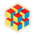 Tangram Cubes Couleurs Vives