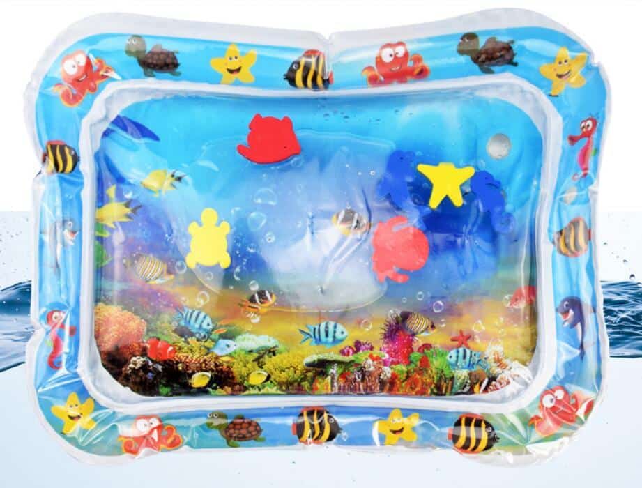 tapis deau bebe fonds marins sensoriel 